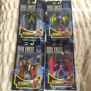 LEGENDS OF THE DARK KNIGHT FIGURINES - SET OF 4